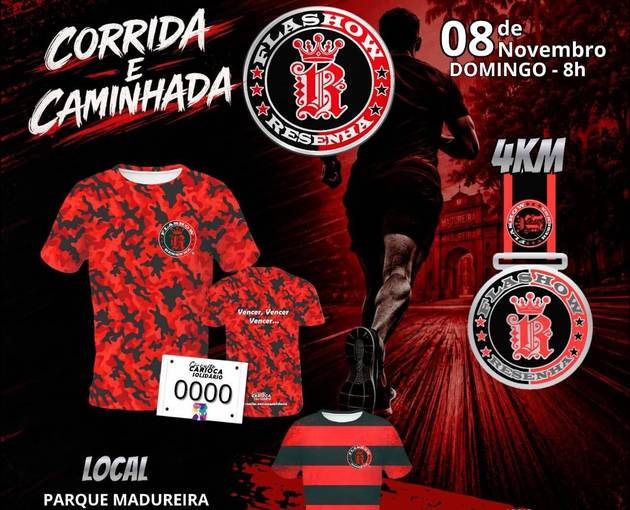 Event cover  Corrida e Caminhada Flashow Resenha 4km 