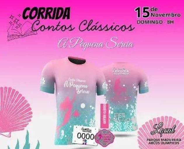 Event cover CORRIDA E CAMINHADA CONTOS CLÁSSICOS - PEQUENA SEREIA