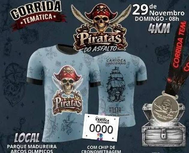 Event cover CORRIDA E CAMINHADAS PIRATAS DO ASFALTO