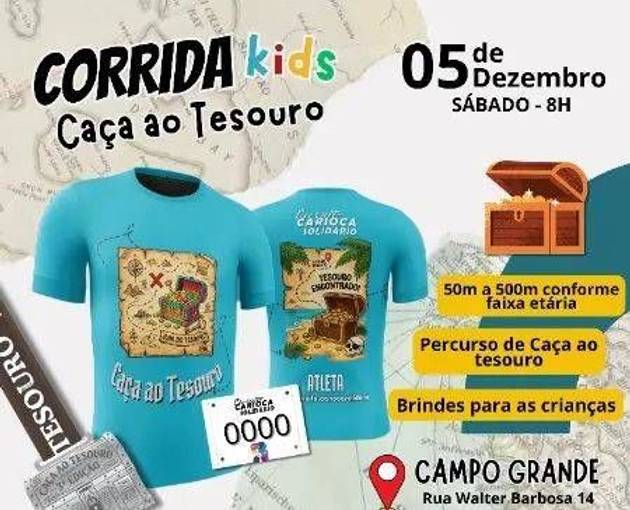 Event cover CORRIDA KIDS CAÇA AO TESOURO - 3ª EDIÇÃO
