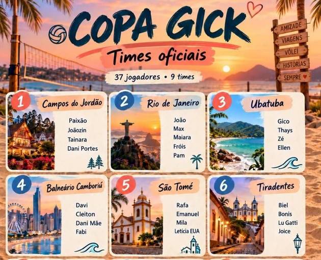 Event cover Copa Gick - Quarteto misto