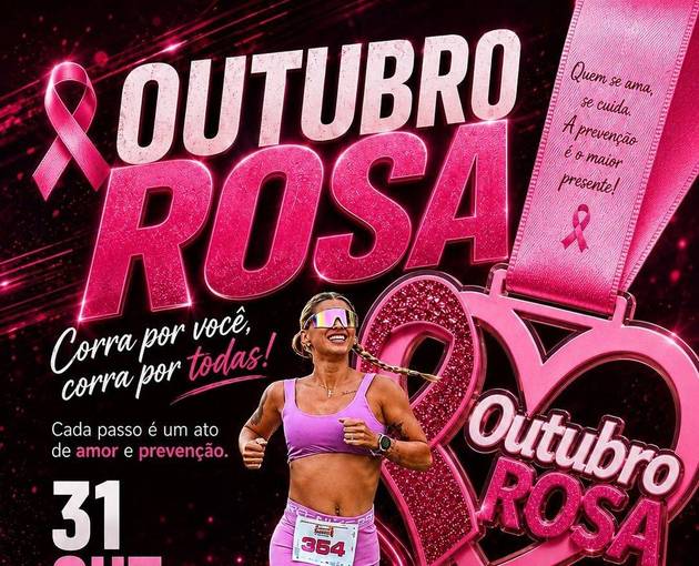 Event cover OUTUBRO ROSA - CORRA POR VOCÊ CORRA POR TODAS