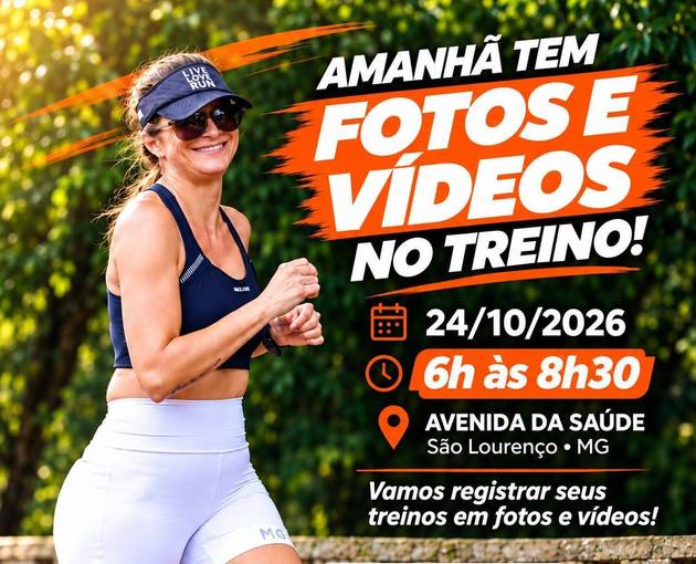 Event cover Treino Av da Saúde São Lourenço MG 