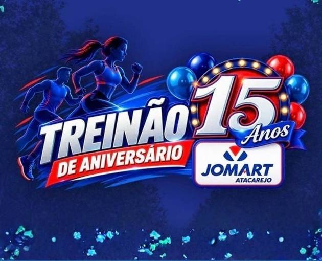 Event cover Treinão de Aniversário Jomart 15 Anos - Arapiraca/AL