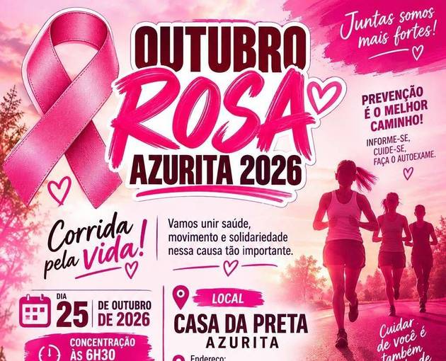 Event cover Outubro Rosa 2026 Azurita