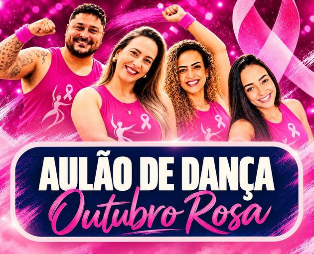 Event cover AULÃO DE DANÇA - OUTUBRO ROSA