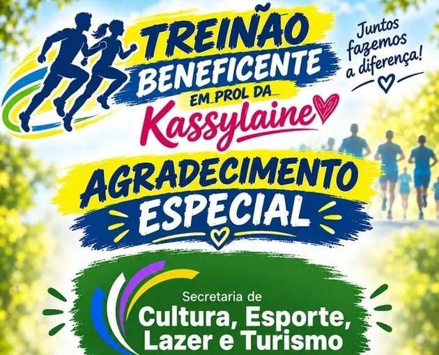 Event cover TREINÃO BENEFICENTE EM PRÓ DA KASSYLAINE