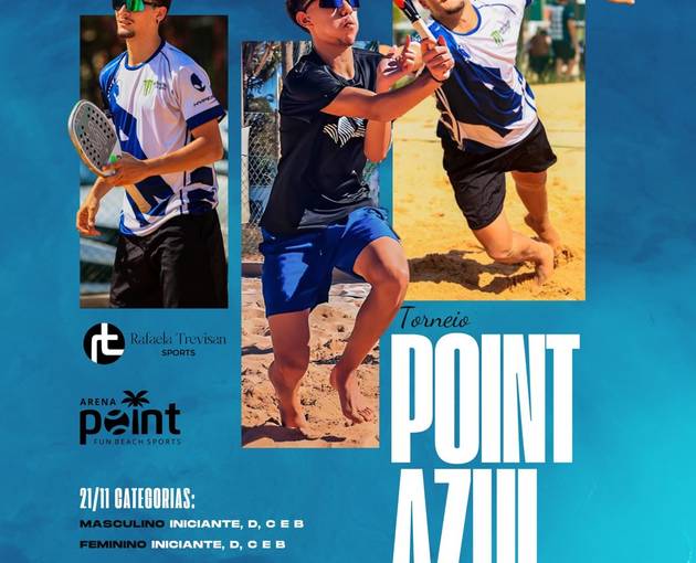 Event cover Torneio Point Azul Beach Tênis 21 e 22/11/2026