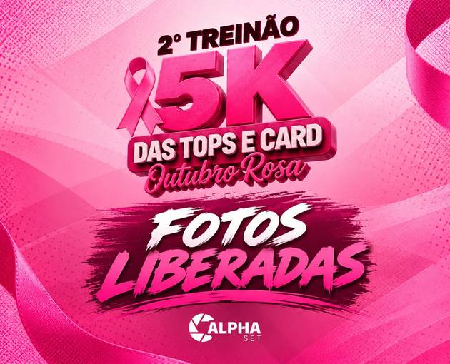 Event cover 2º TREINÃO 5K DAS TOPS E CAD - OUTUBRO ROSA