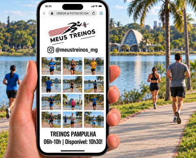 Event cover Meus Treinos na Orla da Pampulha terça feira  (DUPLICADO)