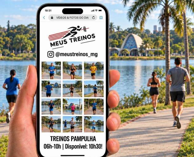 Event cover Meus Treinos na Pampulha- Quinta feira  