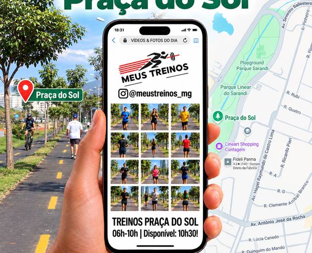 Event cover Meus Treinos na Praça do SOL - Av. Avenida Severino Ballesteros  