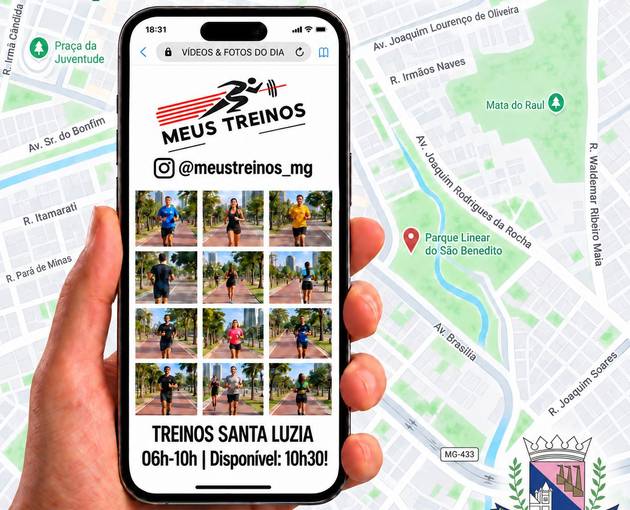 Event cover Meus Treinos - Santa Luzia 