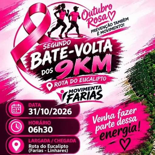 Event cover 2° Bate e volta dos 9Km rota do eucalipto Movimenta Farias