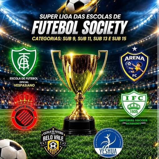 Event cover Super Liga das Escolas de Futebol Society América X Yeshuá