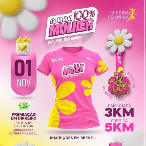 Event cover Corrida 100% Mulher