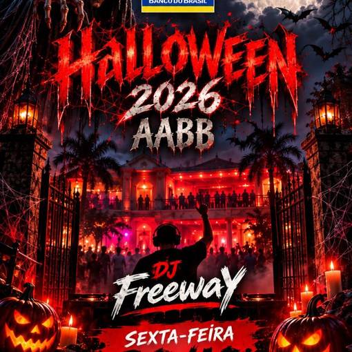 Event cover Halloween 2026 AABB Limeira 30/10/2026