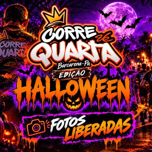 Event cover CORRE DE QUARTA - EDIÇÃO HALLOWEEN