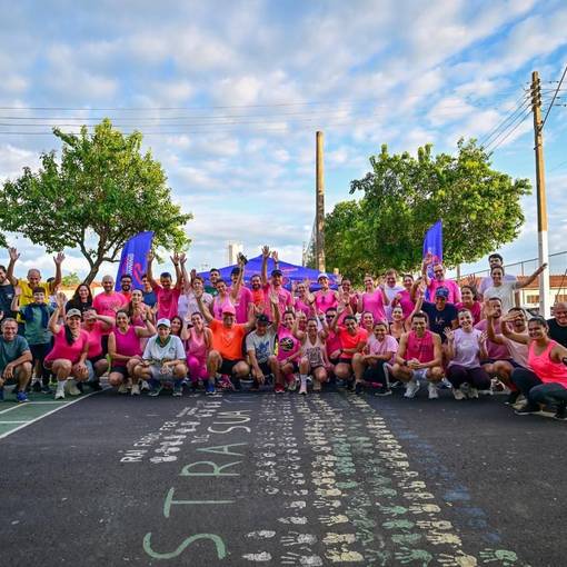 Event cover Caminhada e Corrida Solidária  Outubro Rosa