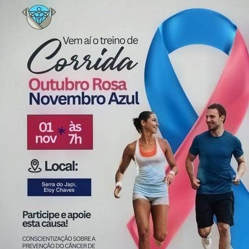 Event cover Treino outubro rosa Novembro Azul