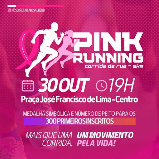 Copertura dell'evento PINK RUNNING