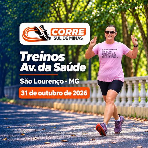 Event cover Treino Av da Saúde São Lourenço MG 