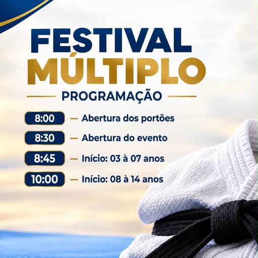 Event cover FESTIVAL MULTIPLO DE JUDÔ
