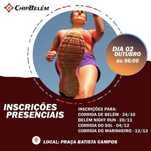 Event cover Treino Geral Chip Belm Cronometragem