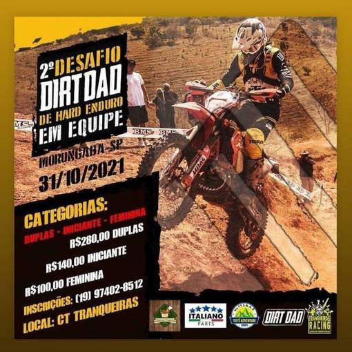 Event cover 2⁰ Desafio Dirt Dad de Hard Enduro em Equipes