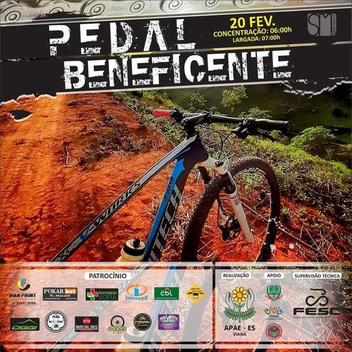 Event cover Pedal Beneficiente de Viana 