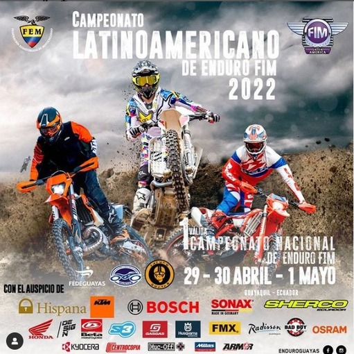 Event cover Campeonato Latinoamericano de Enduro FIM 2022 🏍 🏁