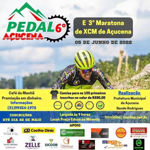 Event cover 6 Pedal e 3 Maratona XCM de Aucena