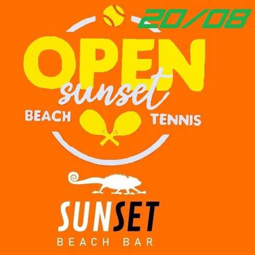Event cover Open Sunset Beach Tennis 