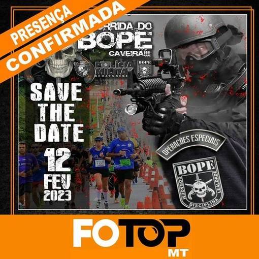 Event cover 7� CORRIDA DO BOPE - RECONHECIMENTO FACIAL