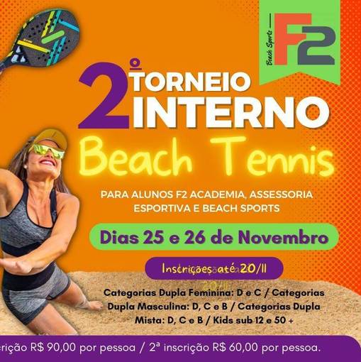 Event cover 2 Torneio interno Beach Tennis F2