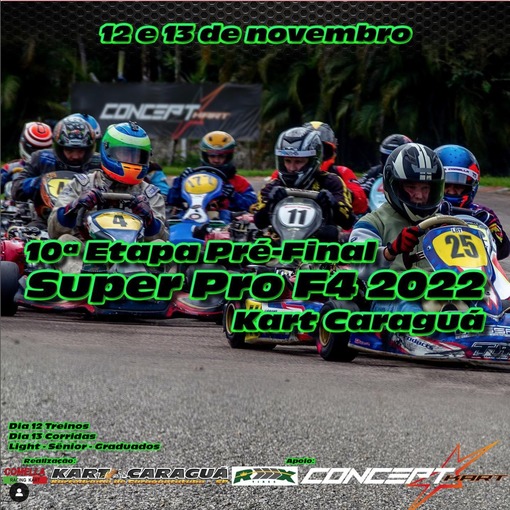 Event cover 10a Etapa Super Pro F4 - Kart Caragua