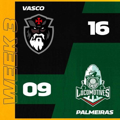 Event cover BFA 2022 - Vasco Almirantes x Palmeiras Locomotives