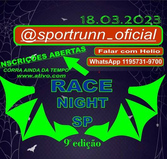 Event cover Race Night - 9 Edio
