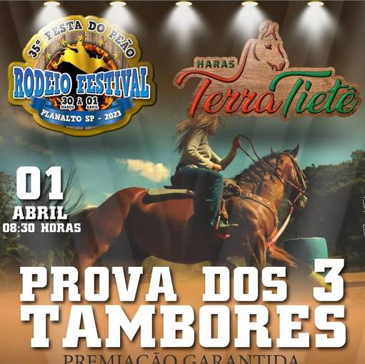 Event cover Prova dos 3 Tambores - Planalto - SP