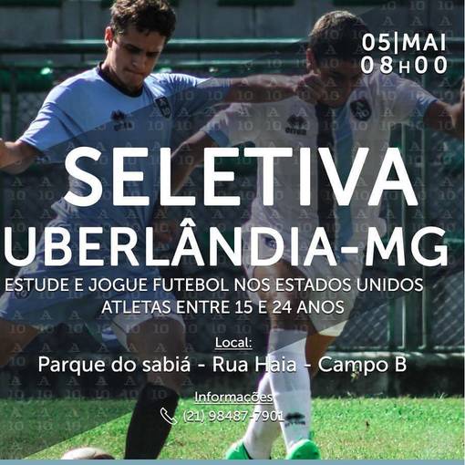 Event cover Seletiva Futebol