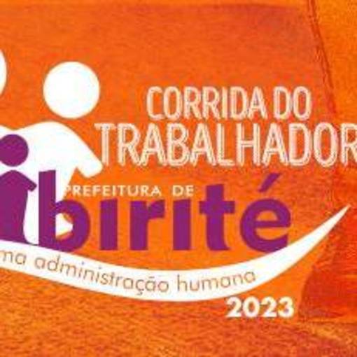 Capa do evento CORRIDA DE RUA DO TRABALHADOR DE IBIRIT 2023.