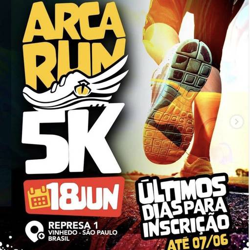 Copertura dell'evento Arca Run Vinhedo