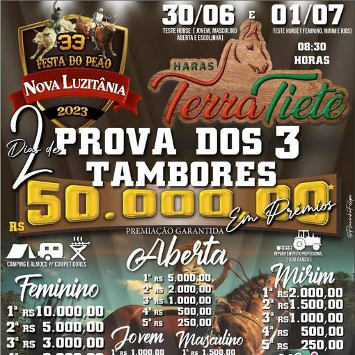 Event cover Prova 3 Tambores Nova Luzitania 