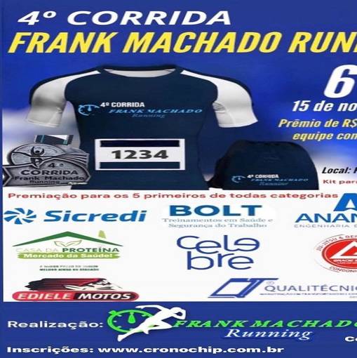 Event cover CORRIDA FRANK MACHADO RUNNING