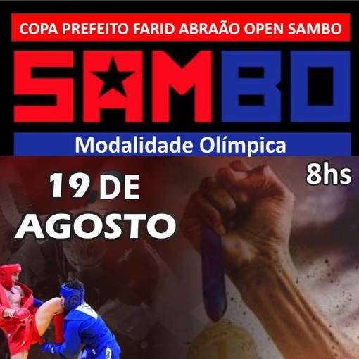 Event cover Copa Prefeito Farad Abraao Open Sambo (Dia 1)