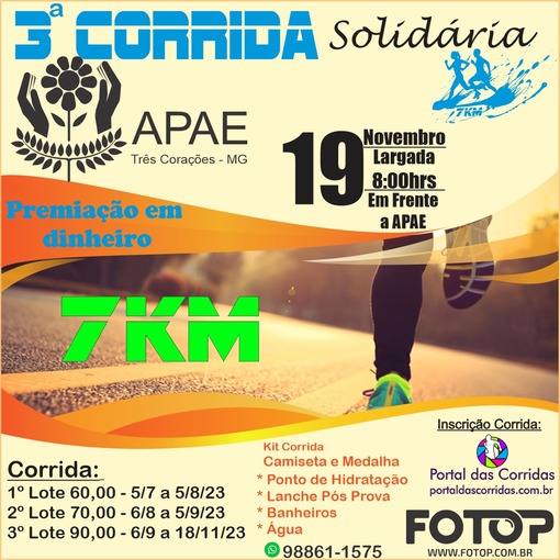 Event cover 3 Corrida Solidria