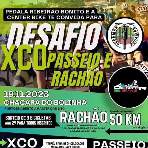 Event cover Desafio XCO passeio e Racho