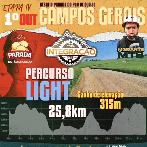 Event cover COPA INTEGRA��O - ETAPA IV P. GROSSA