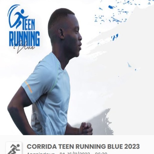Event cover CORRIDA TEEN RUNNING BLUE