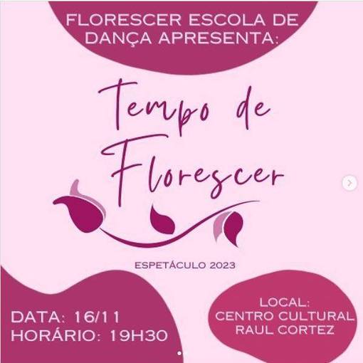 Portada del evento Tempo de Florescer